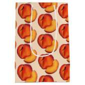 Zoet als perziken 16 Zestiende Verjaardag Medium Cadeauzakje (Achterkant)