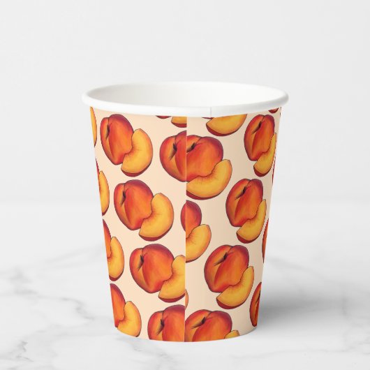 Zoet als perziken 16 Zestiende Verjaardag Papieren Bekers (Rechts)