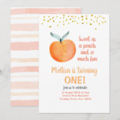 Zoet als perzikgoud kaart (Voorkant / Achterkant)