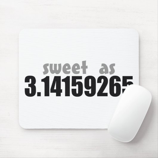 Zoet als Pi Muismat (Met muis)