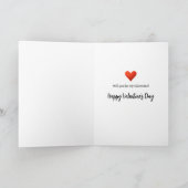 Zoet als Pie Cute Funny Happy Valentijn Day Kaart (Binnen)