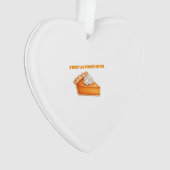 Zoet als Pompoentaart � Herfst Thanksgiving Desser Ornament (voorkant)