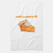 Zoet als Pompoentaart � Herfst Thanksgiving Desser Theedoek (Verticaal)