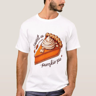 Zoet als Pumpkin Pie Thanksgiving T-shirt