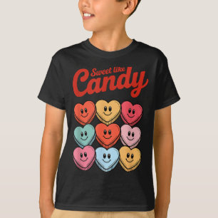Zoet Als Snoepjes Cute Snoep Hart Valentijnsliefde T-shirt