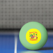 Zoet Als Zomer Mooie Fruit Cartoon Pingpongbal (Net)