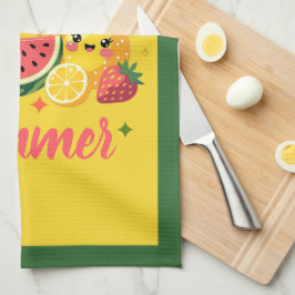 Zoet Als Zomer Mooie Vrucht | Tropische Decoratie Theedoek