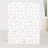 zoet baby shower bedankkaart (Achterkant)