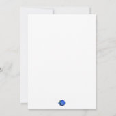 zoet Baby shower Kaart (Achterkant)