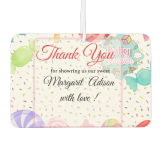 zoet baby shower luchtverfrisser