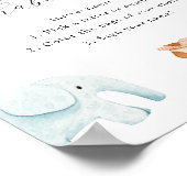 Zoet  Baby Speelgoed Baby's eerste alfabet boek Poster (Hoek)