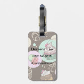 zoet bagagelabel (Achterkant verticaal)