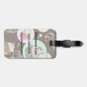 zoet bagagelabel (Achterkant horizontaal)