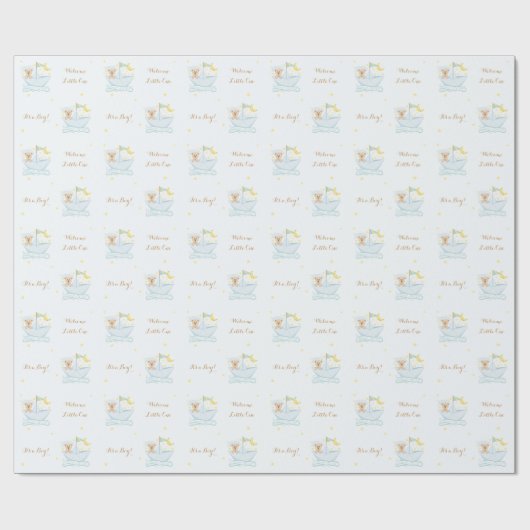 Zoet Beer in papierbak Cadeaupapier (Vlak)