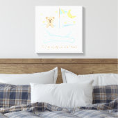 Zoet Beer in papierbakkerij Canvas Afdruk (Insitu (Slaapkamer))