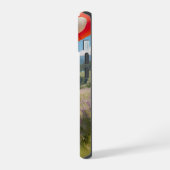 Zoet Beer met hartvormige ballon iPhone 15 Case (Linkerkant)