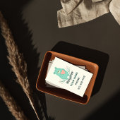 Zoet Blauw Beer Hart Babysitter QR Code Visitekaartje