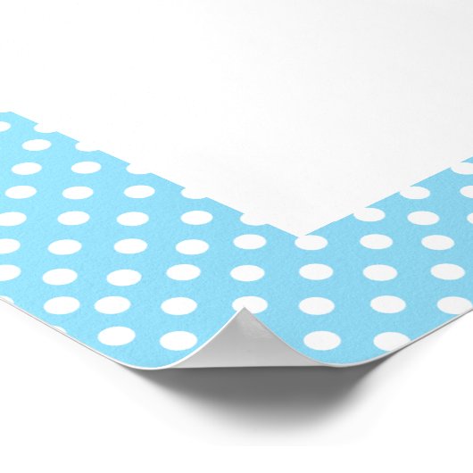 Zoet blauw en grijs olifant - Baby Boy Poster (Hoek)