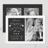 ZOET BORD %PIPE% HET WENSKAART VAN DE FOTO VAN DE FEESTDAGENKAART (Voorkant / Achterkant)