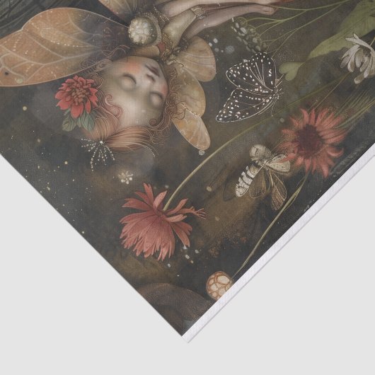 ZOET BOS FEE DECOUPAGE TISSUE PAPIER (Detail)