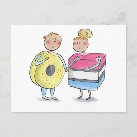 zoet briefkaart (Voorkant)