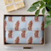 Zoet brood met aardbeien en room tissuepapier (Geschenk)