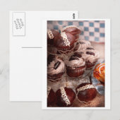 Zoet - Cupcake - Cupcake Briefkaart (Voorkant / Achterkant)