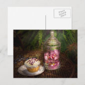 Zoet - Cupcake - Eat me Briefkaart (Voorkant / Achterkant)