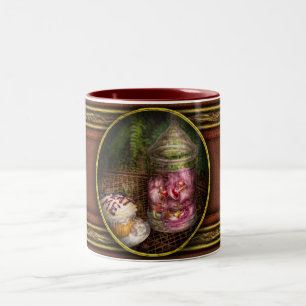 Zoet - Cupcake - Eat me Tweekleurige Koffiemok