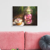 Zoet - Cupcake - Eet Mij Canvas Afdruk (Insitu (Woonkamer))