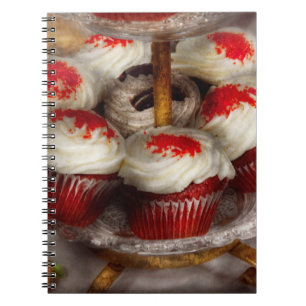 Zoet - Cupcake - Rode fluwelen cupcakes Notitieboek