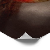 Zoet - Cupcake - Rode fluwelen cupcakes Poster (Hoek)