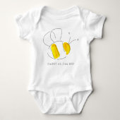 Zoet dat Bodysuit-Baby-pak kan worden gespoten Romper (Voorkant)