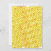 Zoet dat het kan worden Honeycomb Floral Baby show Kaart (Achterkant)