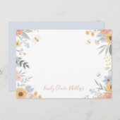 Zoet dat je een platte briefkaart kunt krijgen (Voorkant / Achterkant)