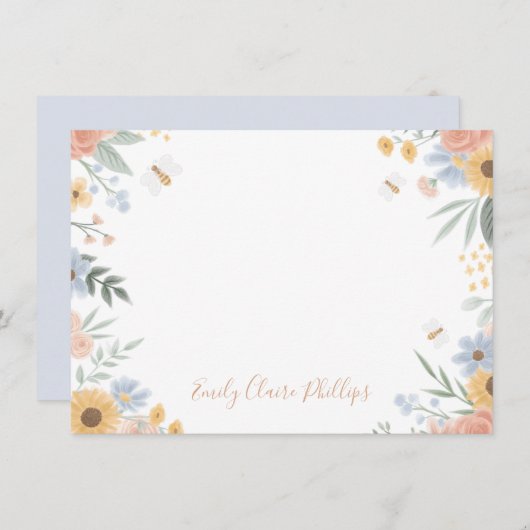 Zoet dat je een platte briefkaart kunt krijgen (Voorkant / Achterkant)