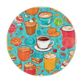 Zoet Dessert & Drink Kunst Snijplank