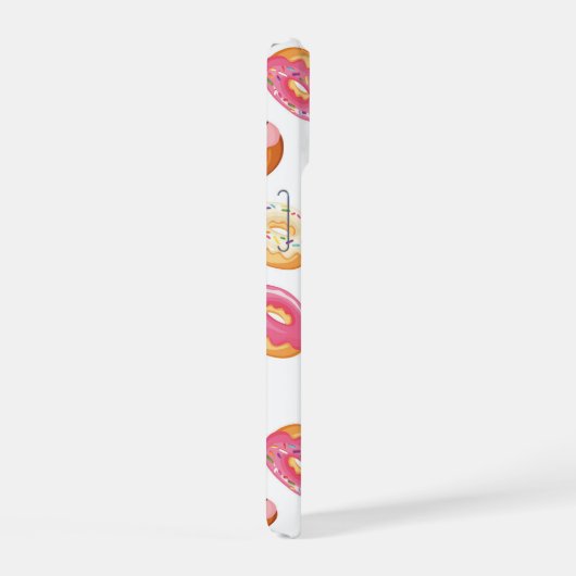 Zoet donut patroon iPhone 15 case (Rechterkant)