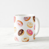 Zoet donut patroon koffiemok (Voorkant rechts)