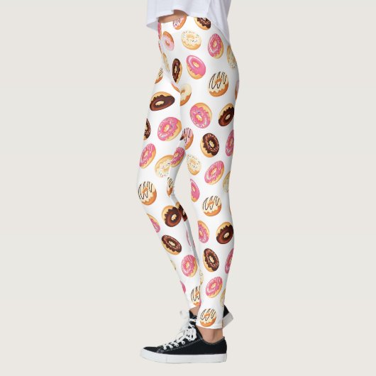 Zoet donut patroon leggings (Links)