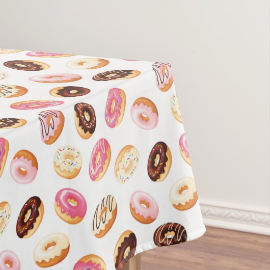 Zoet donut patroon tafelkleed (Voorbeeld)