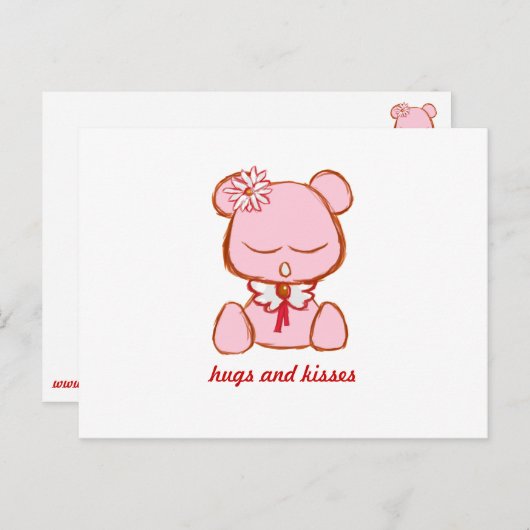 Zoet draag briefkaart (Voorkant / Achterkant)