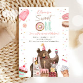 Zoet een partij dieren die de eerste dag van de ge kaart