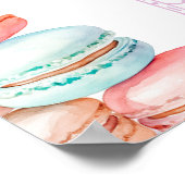 Zoet een verjaardagsfeestje ijs snoep poster (Hoek)