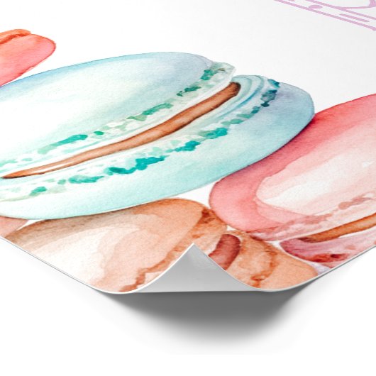 Zoet een verjaardagsfeestje ijs snoep poster (Hoek)