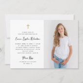 Zoet eenvoudig | Foto Zwart-wit Bevestiging Kaart (Voorkant)