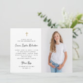 Zoet eenvoudig | Foto Zwart-wit Bevestiging Kaart (Staand voorkant)