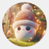 Zoet ei ronde sticker (Voorkant)