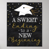 Zoet eindigend op een nieuw Poster van het beginne (Voorkant)