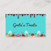 zoet en behandelde Snoep Visitekaartje (Achterkant)